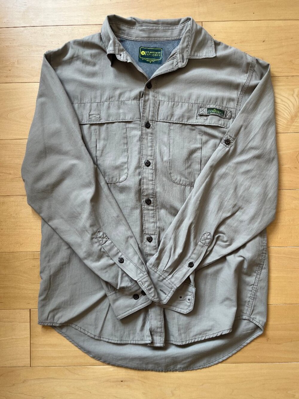 G.H Bass & Co - Tan Button Down Shirt - US M